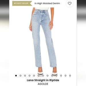 Agolde Lana Straight Riptide 27